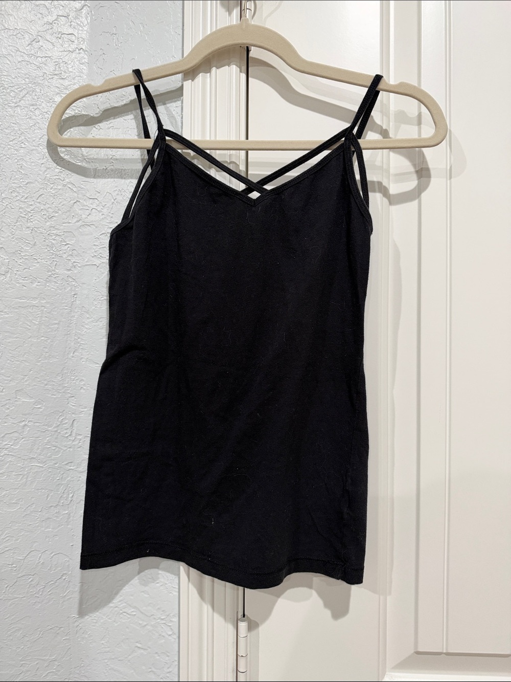 Aeropostale Black spaghetti strap V-Neck Camisole